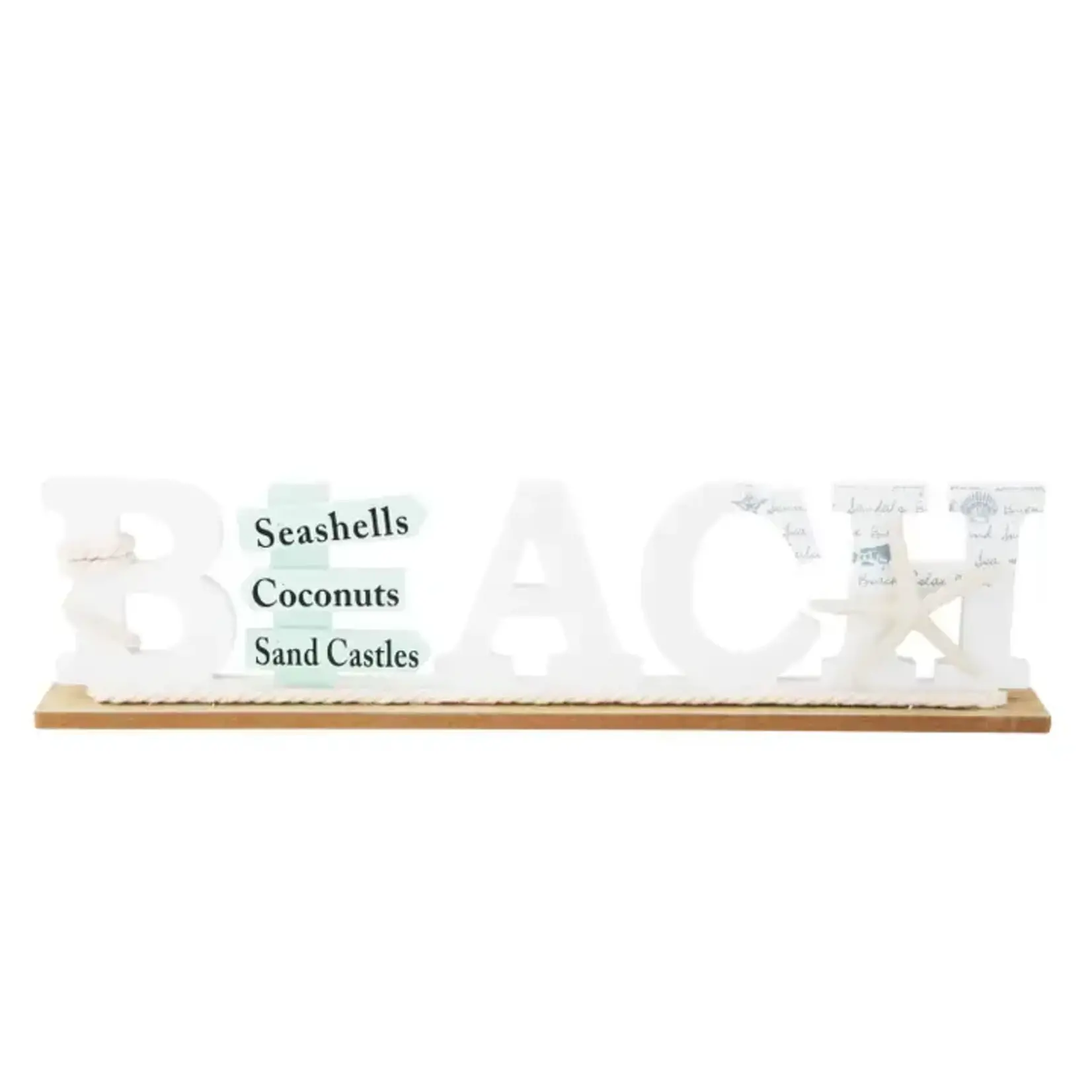 Beachcombers Beach Word Figure