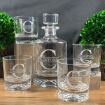 Prim In Proper Personalized Decanter Set w/ 4 Glasses