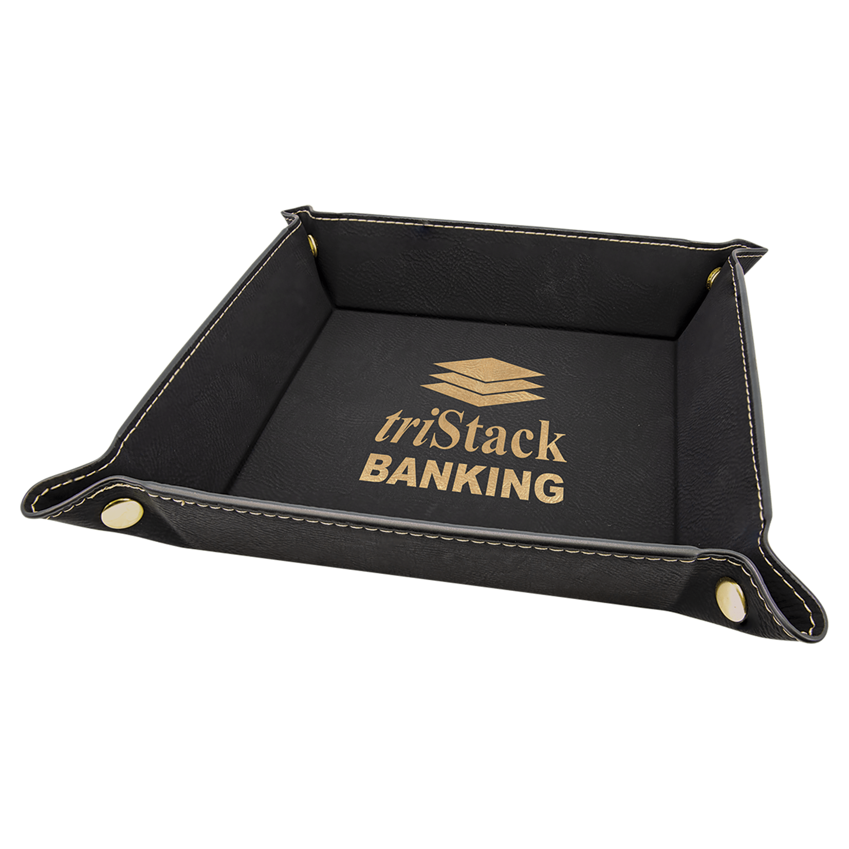 Prim In Proper Custom Engraved Snap-up Catch All Tray 6x6