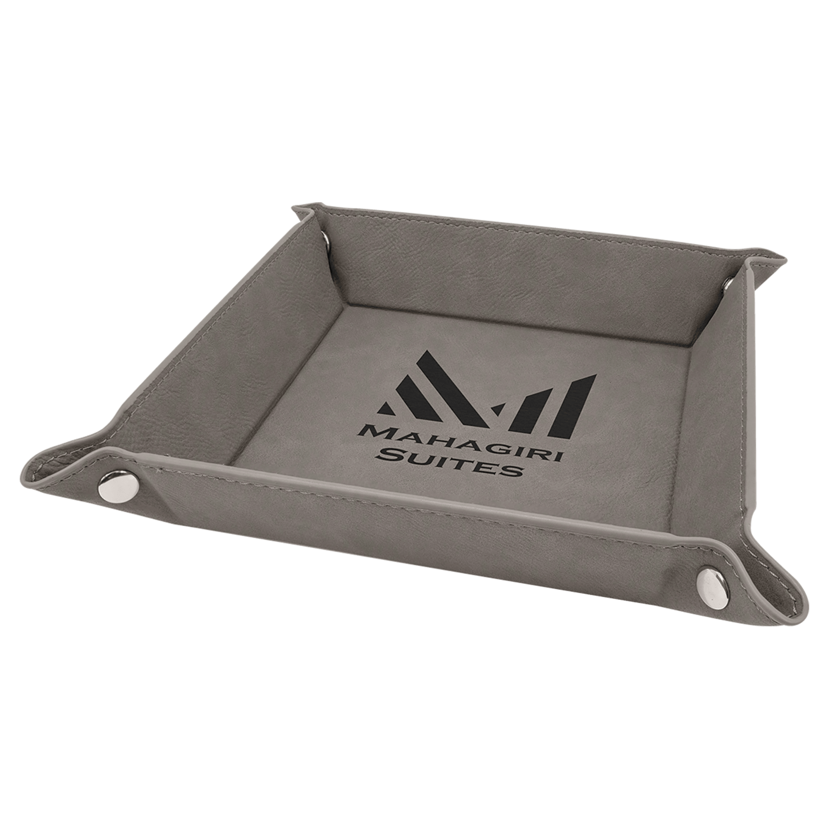 Prim In Proper Custom Engraved Snap-up Catch All Tray 6x6