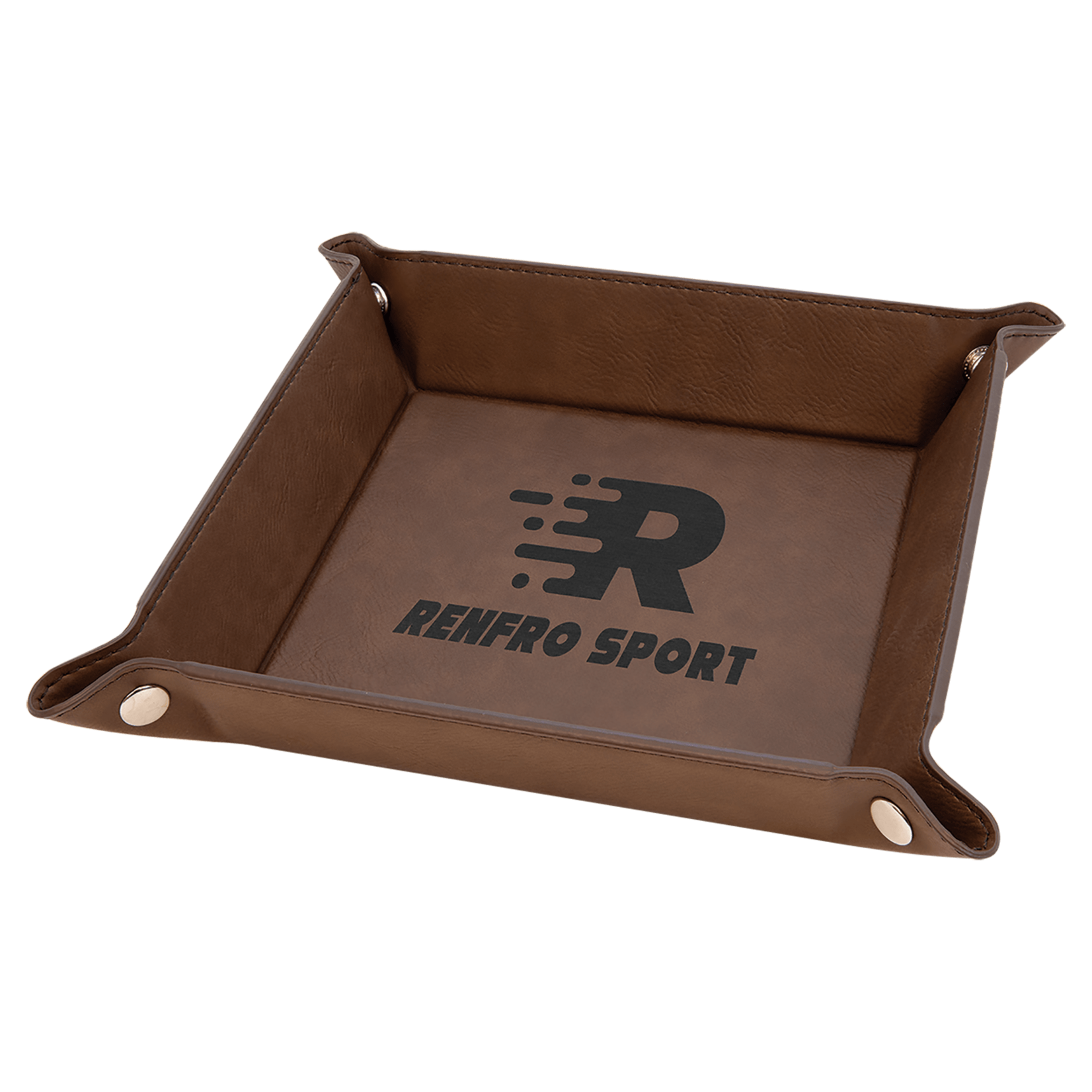 Prim In Proper Custom Engraved Snap-up Catch All Tray 6x6