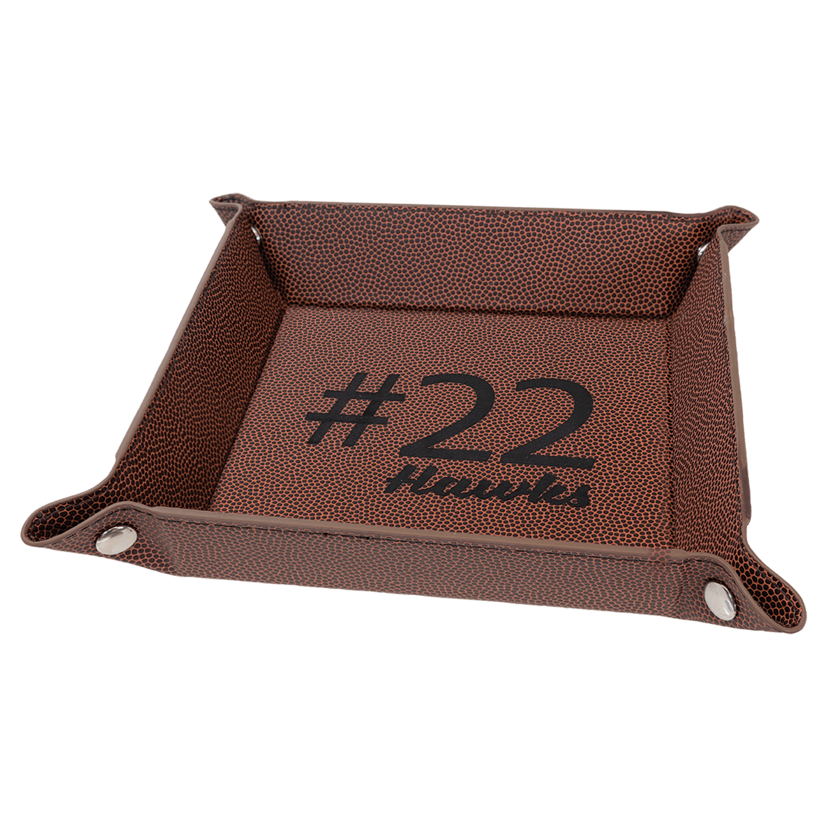 Prim In Proper Custom Engraved Snap-up Catch All Tray 6x6