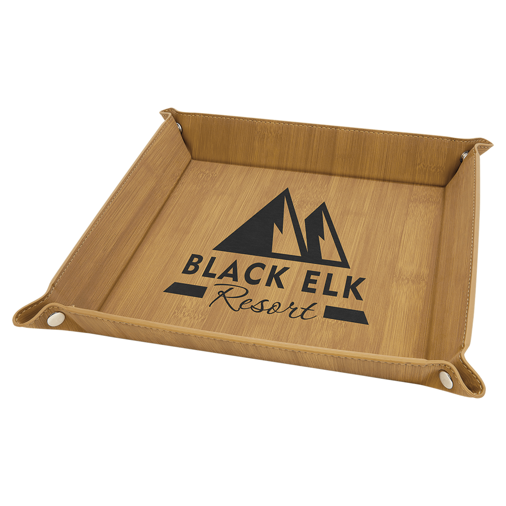 Prim In Proper Custom Engraved Catch All Tray 9x9