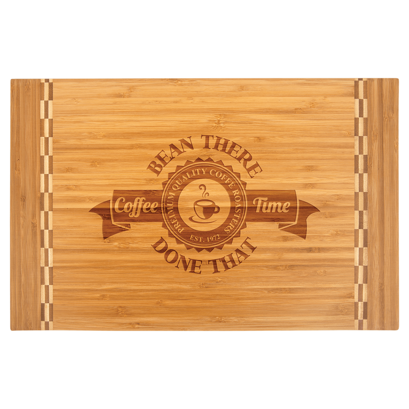 Prim In Proper Bamboo Serving & Cutting Board w/Inlay 18x12"
