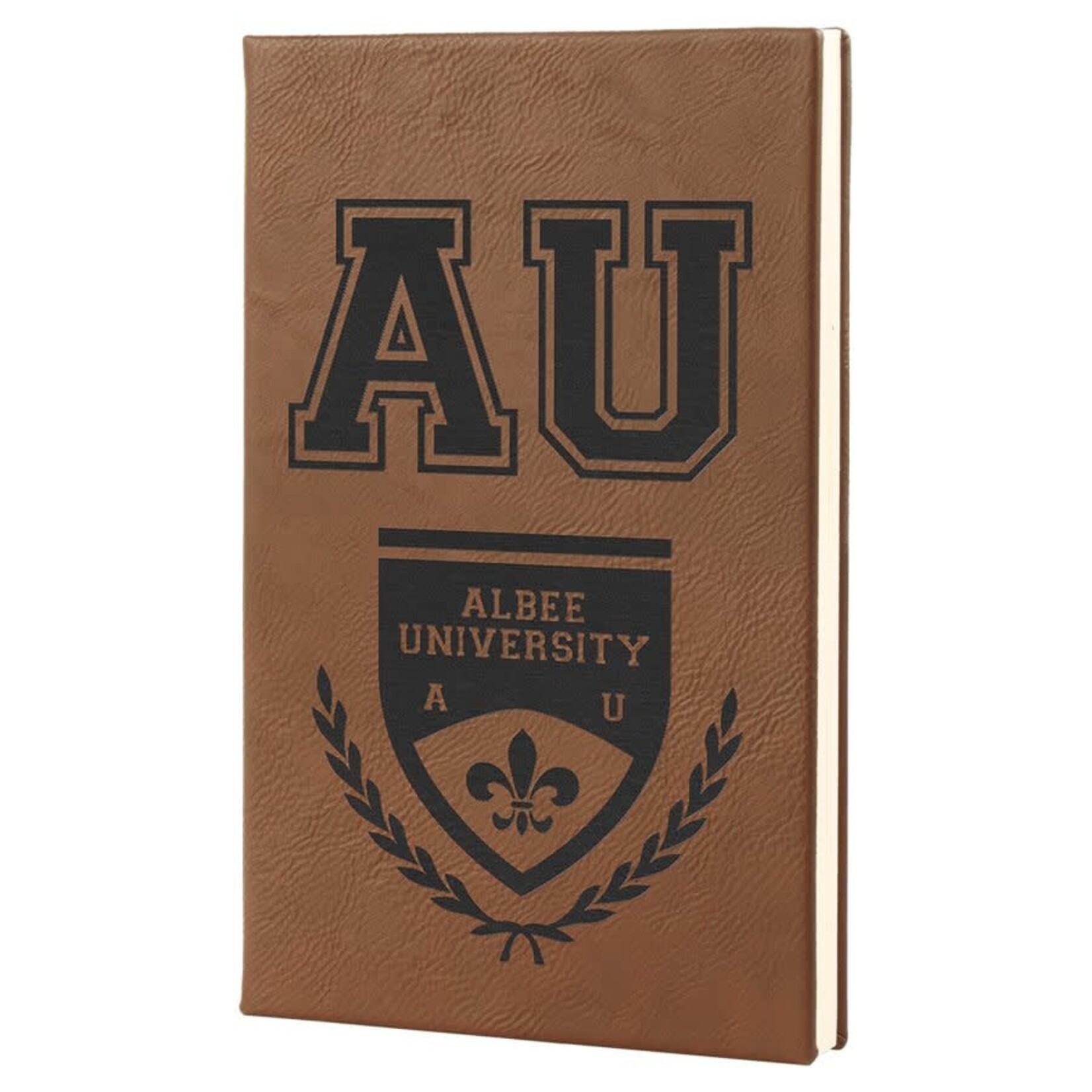 Prim In Proper Leatherette Journal w/ Lined Notepad