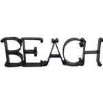 Wilco Home Rust Metal Beach Sign