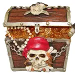 Sea Creations Pirate Monkey Box Piggy Bank 4 1/2"