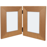 Prim In Proper Red Alder Dual Photo Frame 5x7"