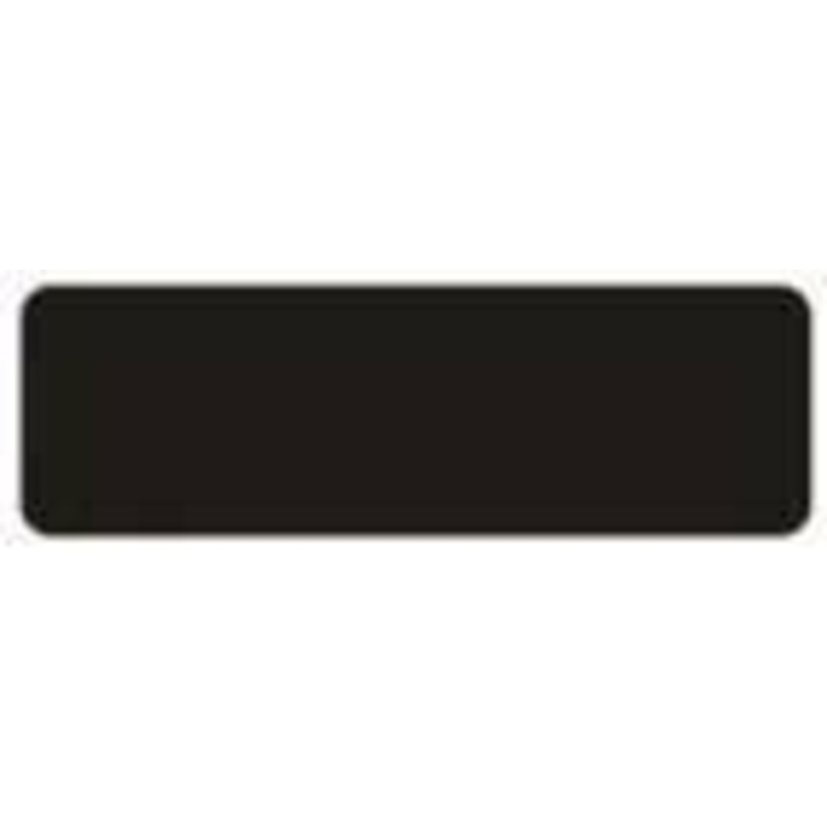 Prim In Proper Black Brass Name Badge Tag