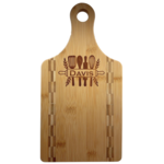 Prim In Proper Bamboo Paddle Cutting Board w/Inlay 13.5x7"