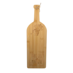Prim In Proper Bamboo Wine Bottle Cutting Board 17"