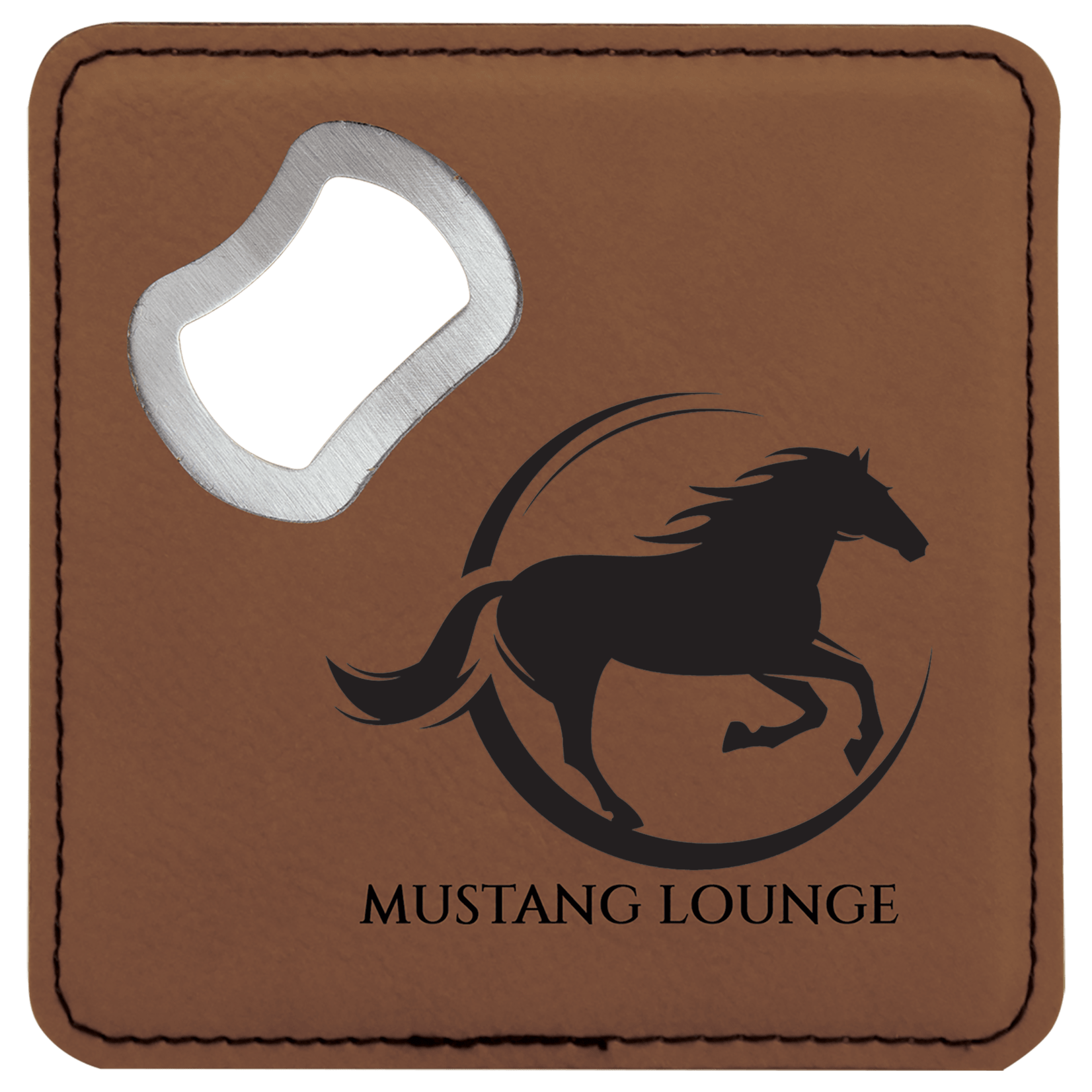Prim In Proper Custom Engraved Bottle Opener Coaster