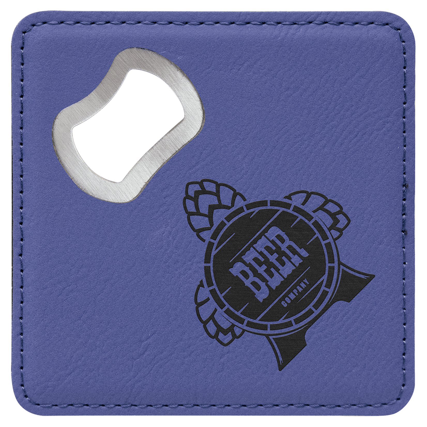 Prim In Proper Custom Engraved Bottle Opener Coaster