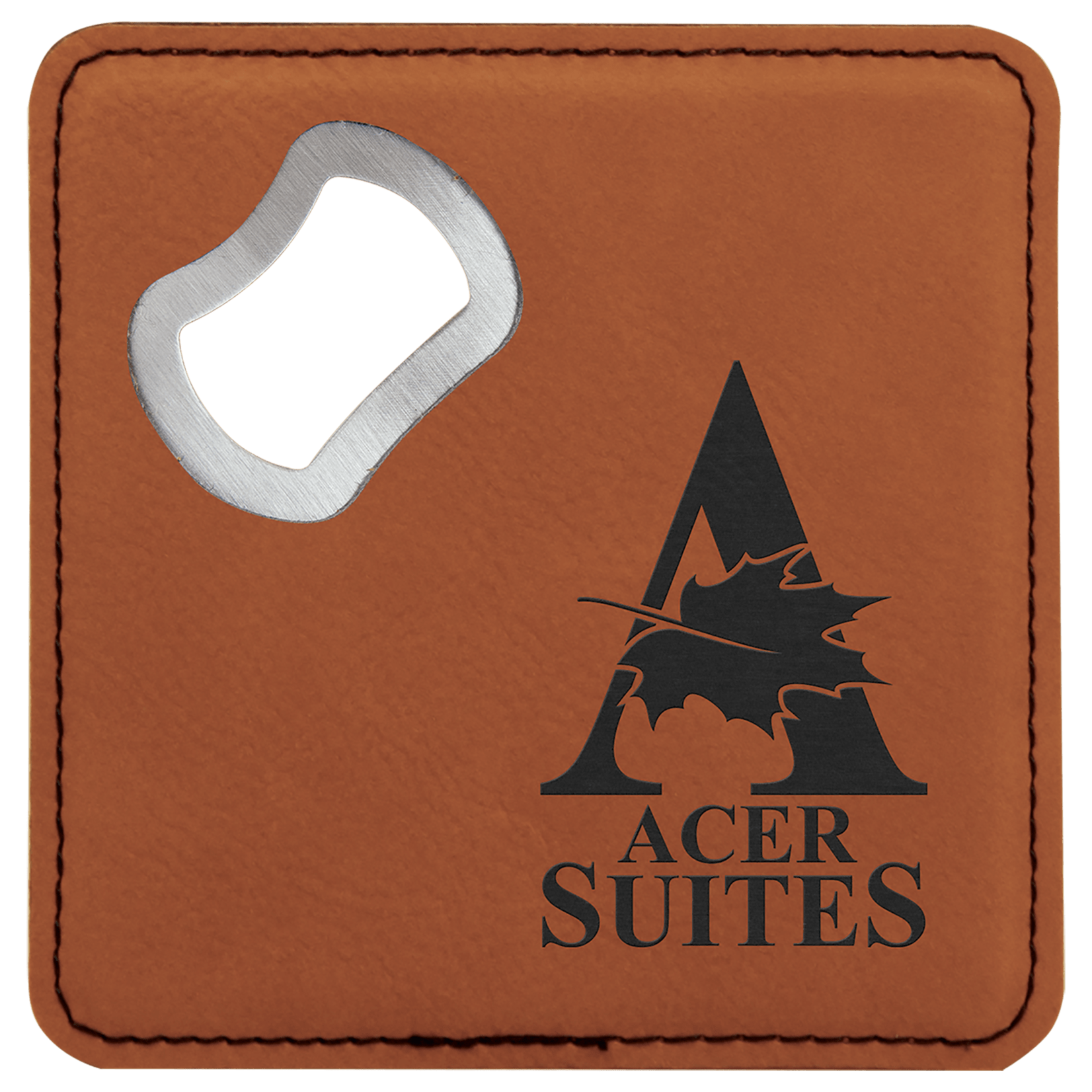 Prim In Proper Custom Engraved Bottle Opener Coaster