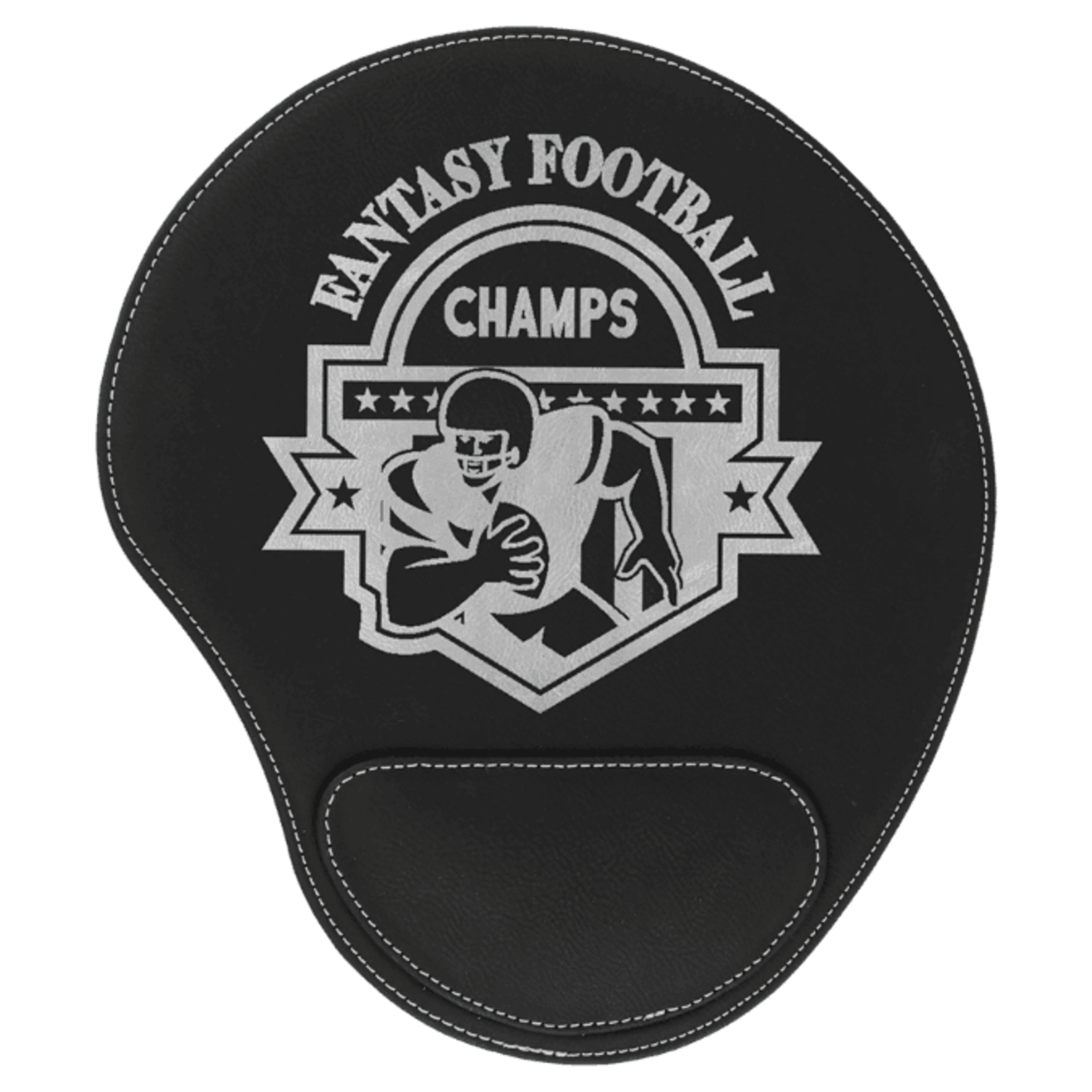 Prim In Proper Custom Engraved Leatherette Mouse Pad 9x10"