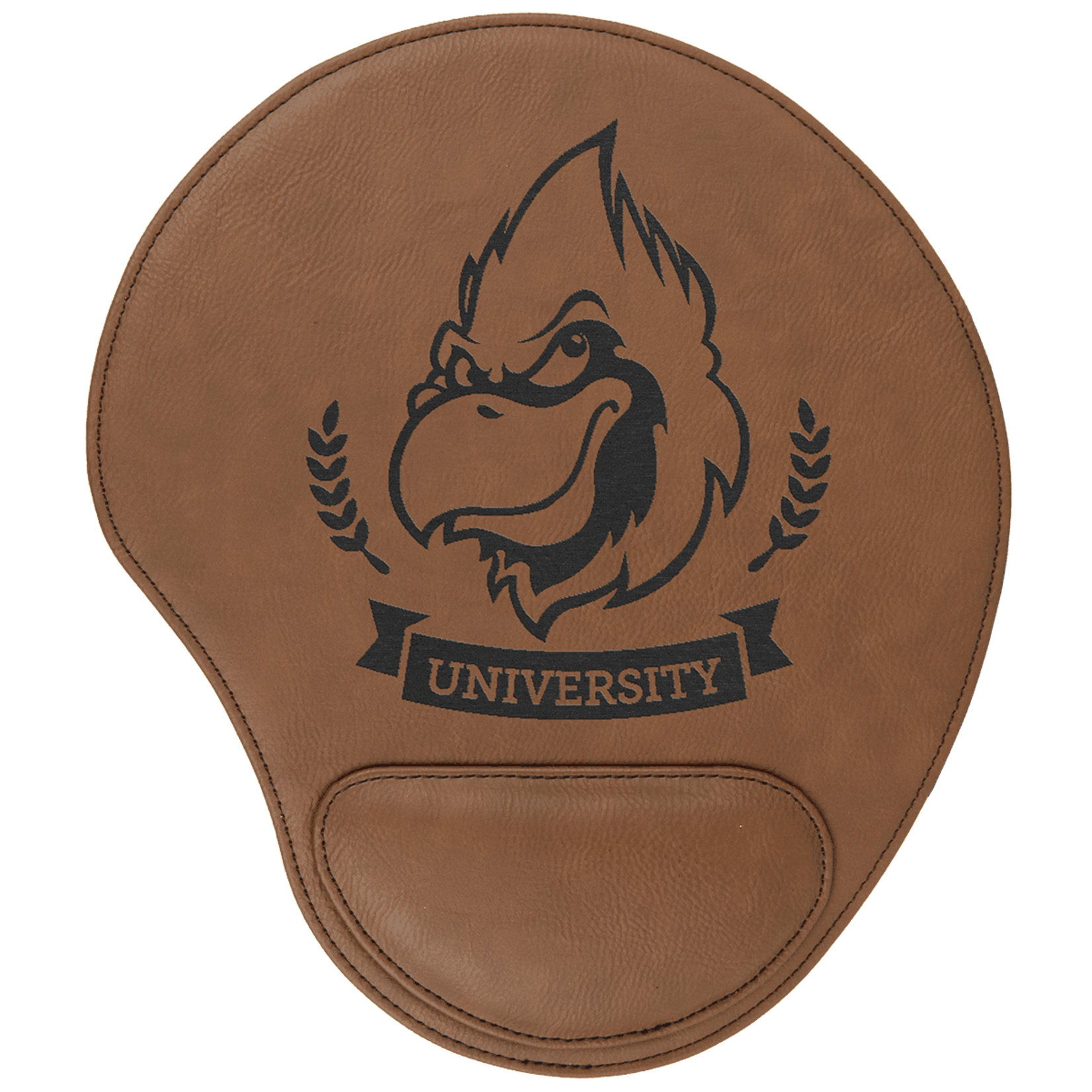 Prim In Proper Custom Engraved Leatherette Mouse Pad 9x10"