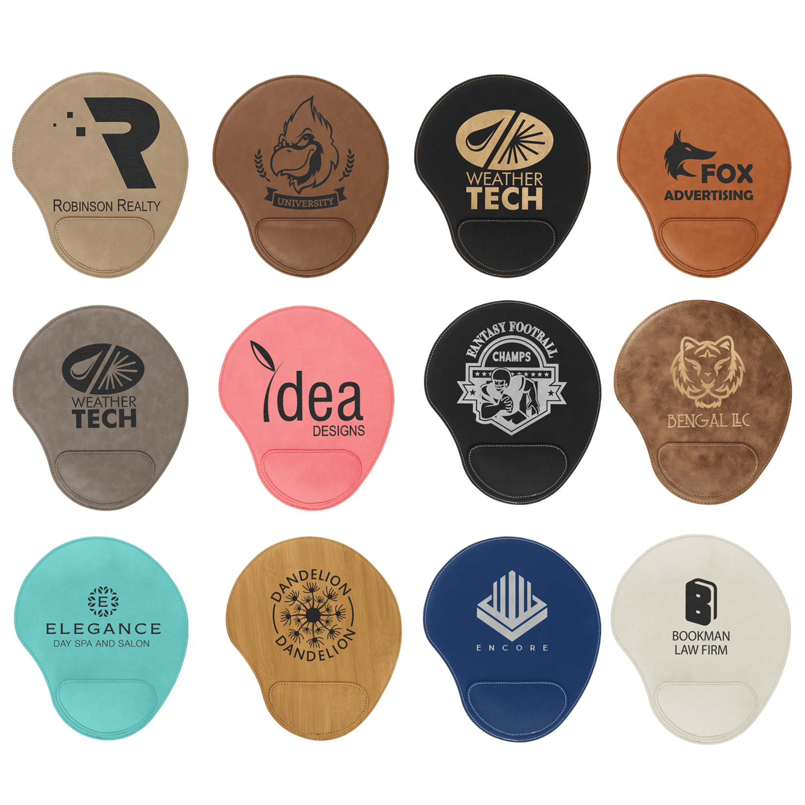 Prim In Proper Custom Engraved Leatherette Mouse Pad 9x10"