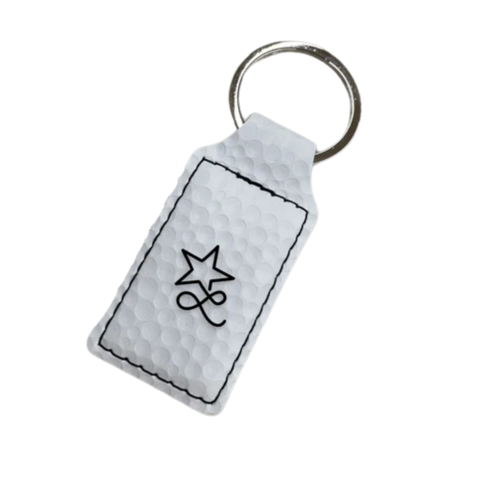 Prim In Proper Custom Engraved Leatherette Keychain 2x1"