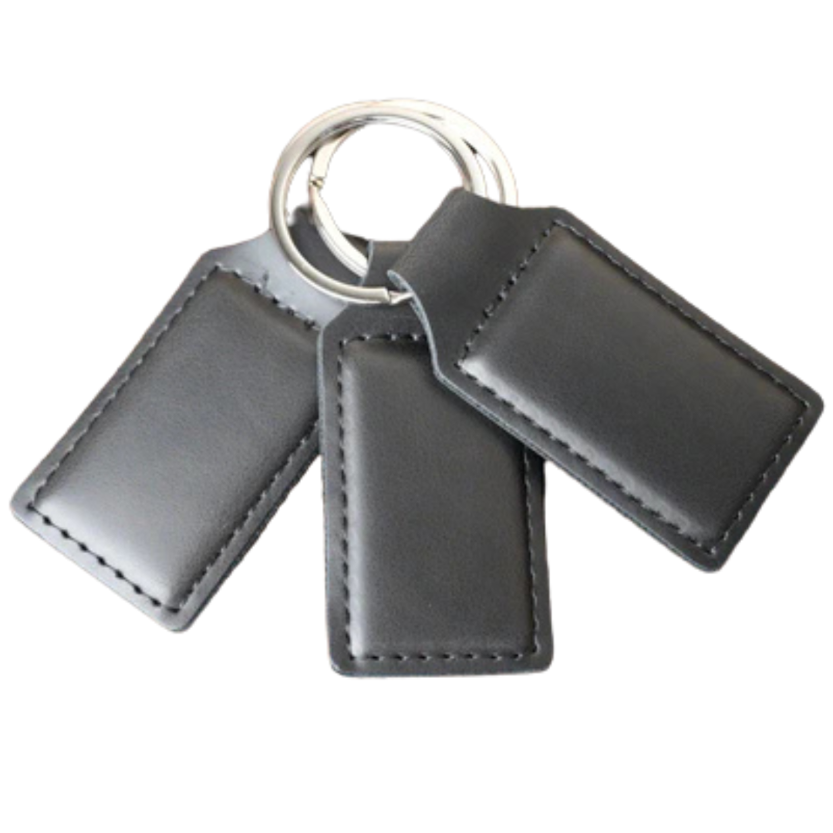 Prim In Proper Custom Engraved Leatherette Keychain 2x1"