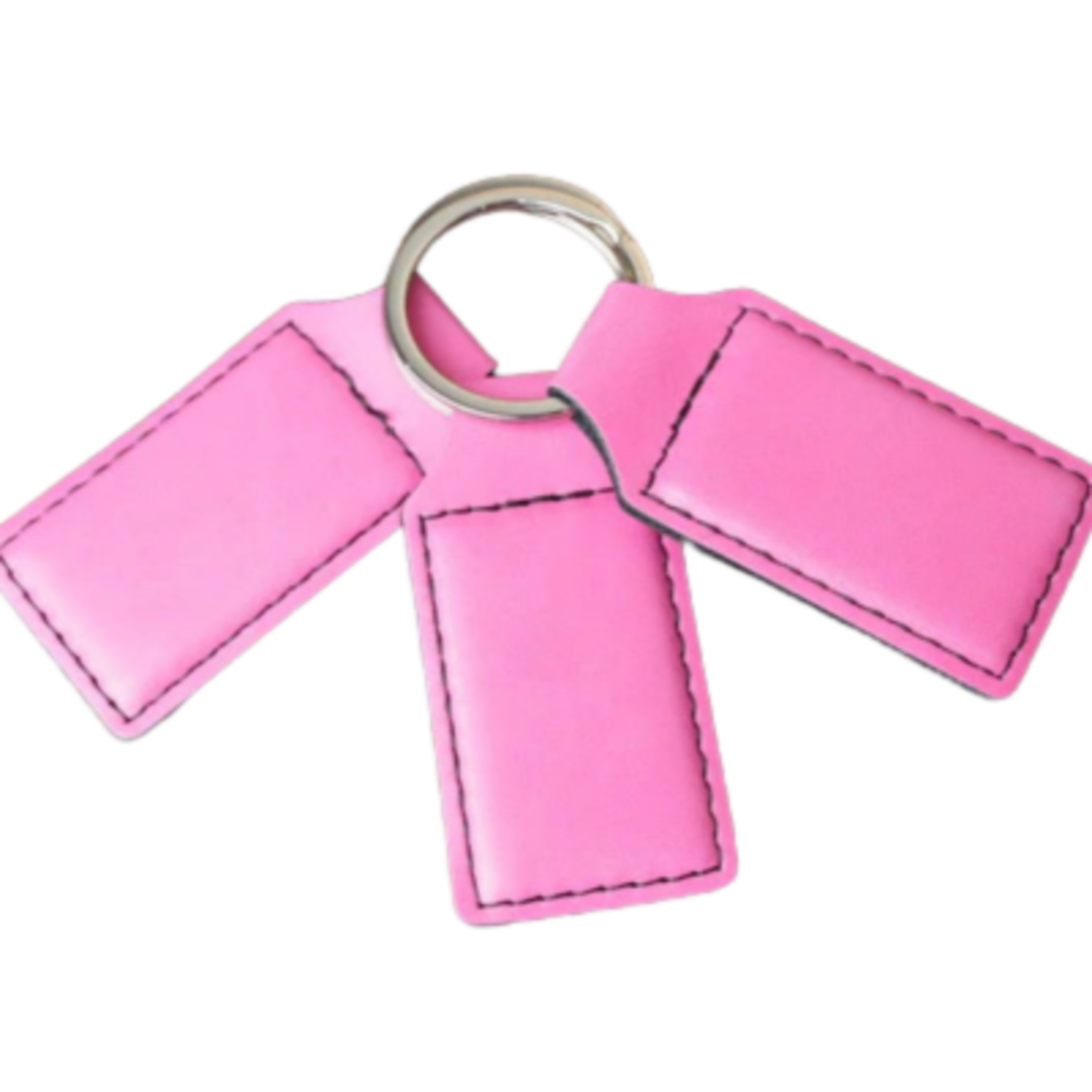 Prim In Proper Custom Engraved Leatherette Keychain 2x1"