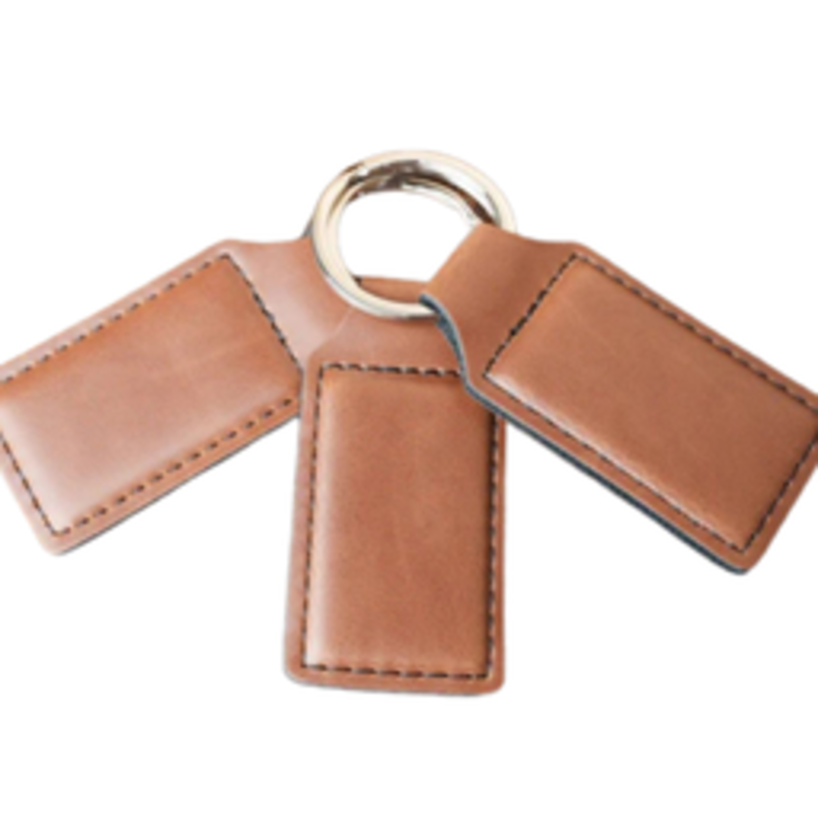 Prim In Proper Custom Engraved Leatherette Keychain 2x1"