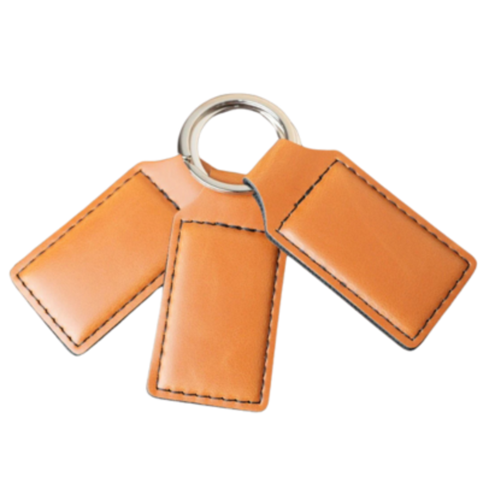 Prim In Proper Custom Engraved Leatherette Keychain 2x1"