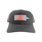 Prim In Proper Trucker Hat Cap Flag Jet Tri RWB