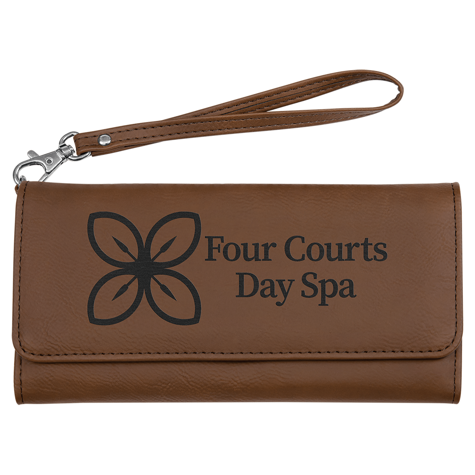 Prim In Proper Custom Engraved Leatherette Ladies Wallet