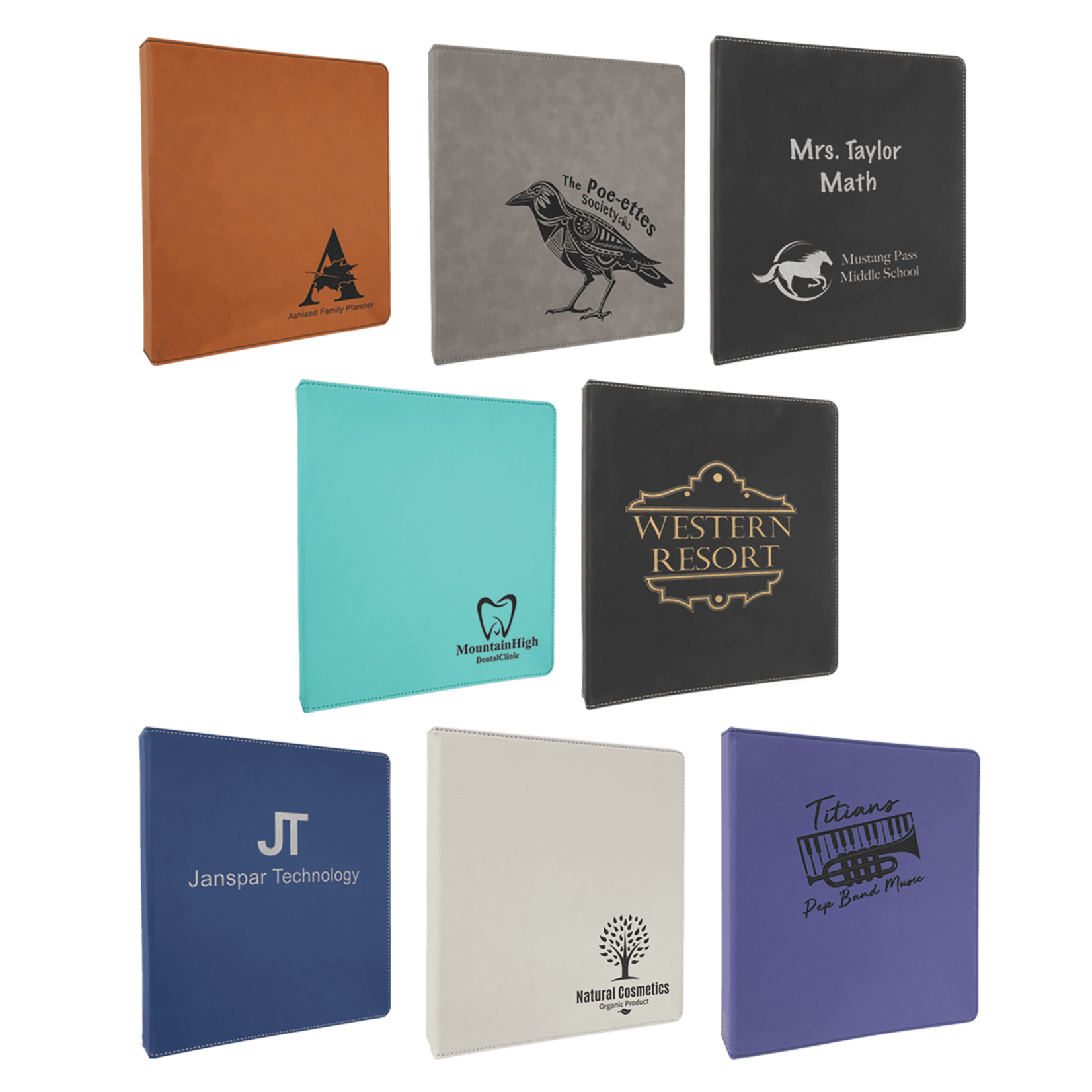 Prim In Proper Custom Engraved Leatherette Binder 1"