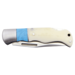 Bison River Bone Folding Knife w/ 3.5" Blade
