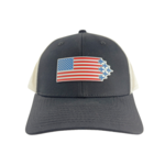 Prim In Proper Trucker Hat Cap Flag Delta Jets Tri RWB