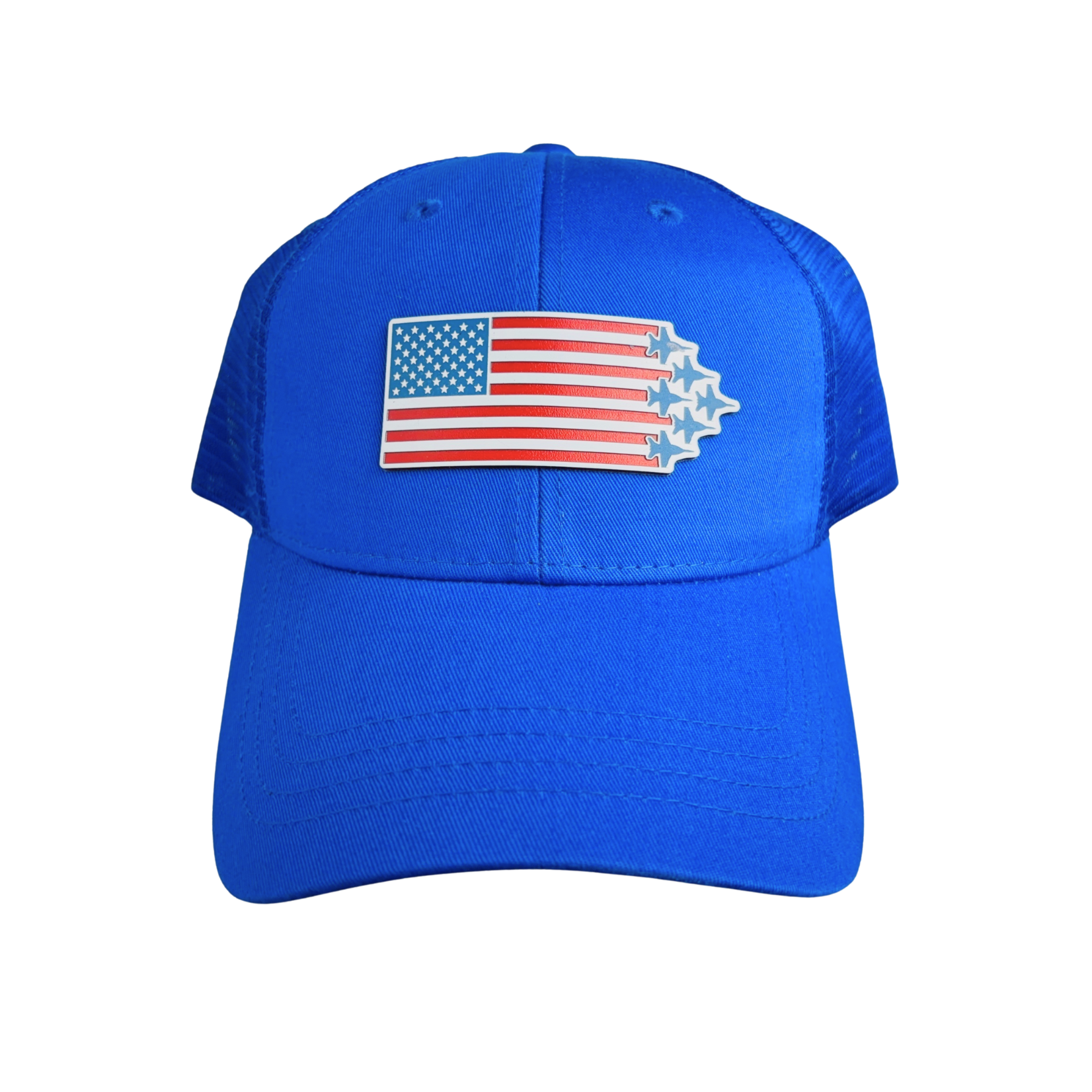 Prim In Proper Trucker Hat Cap Flag Delta Jets Tri RWB