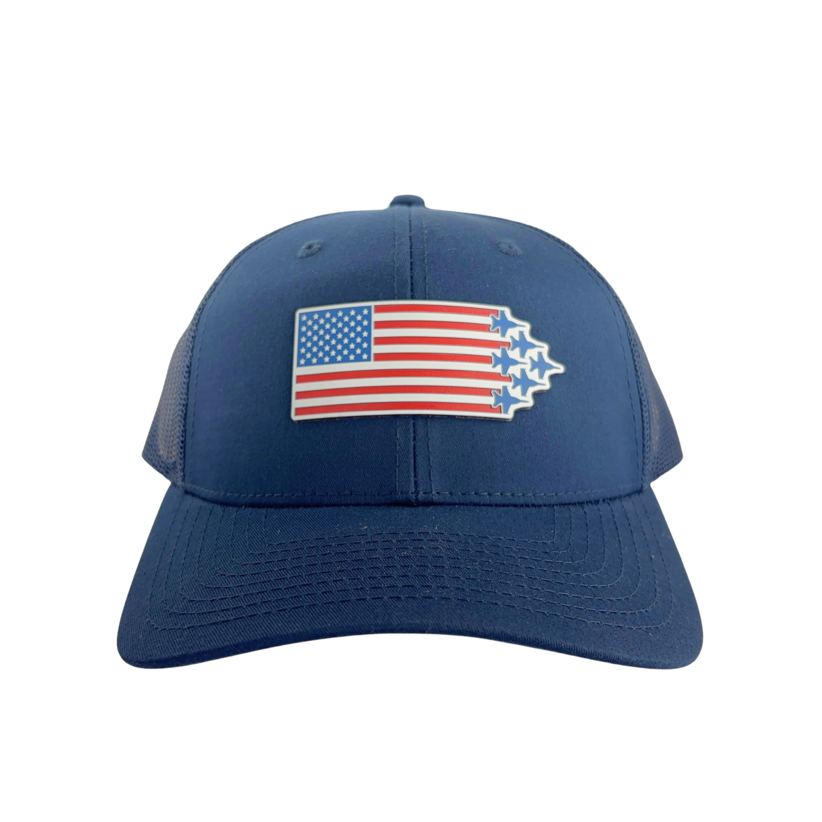 Prim In Proper Trucker Hat Cap Flag Delta Jets Tri RWB