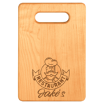 Prim In Proper Maple Cutting Board 9x6"