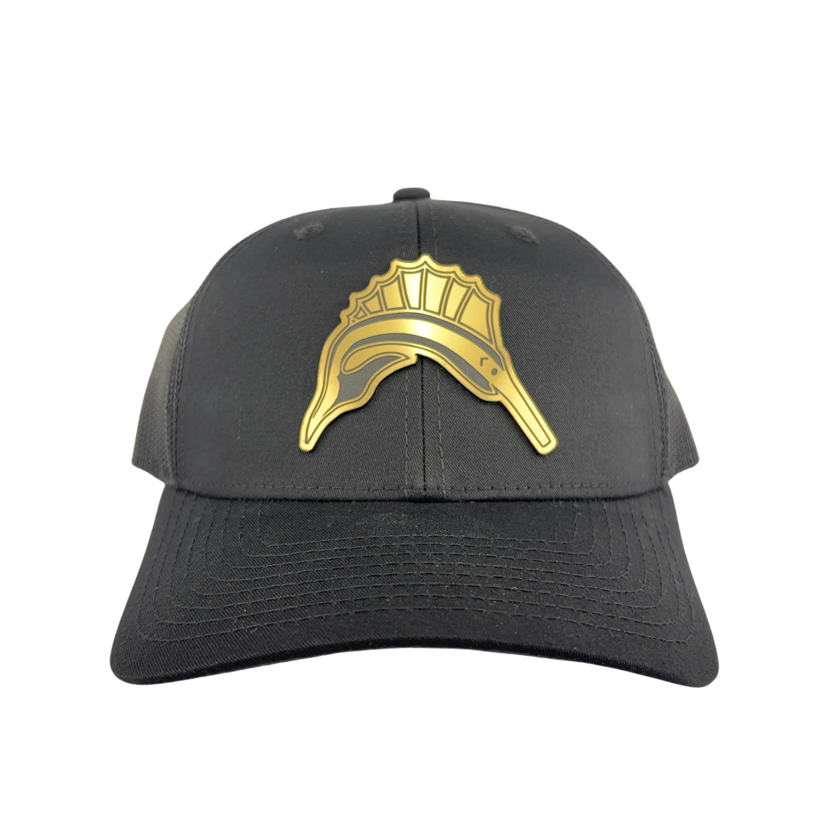Prim In Proper Trucker Hat Cap Gold Sailfish