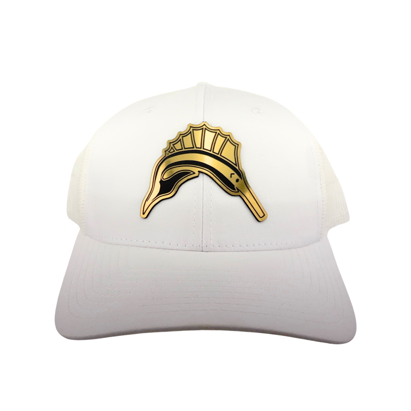Prim In Proper Trucker Hat Cap Gold Sailfish