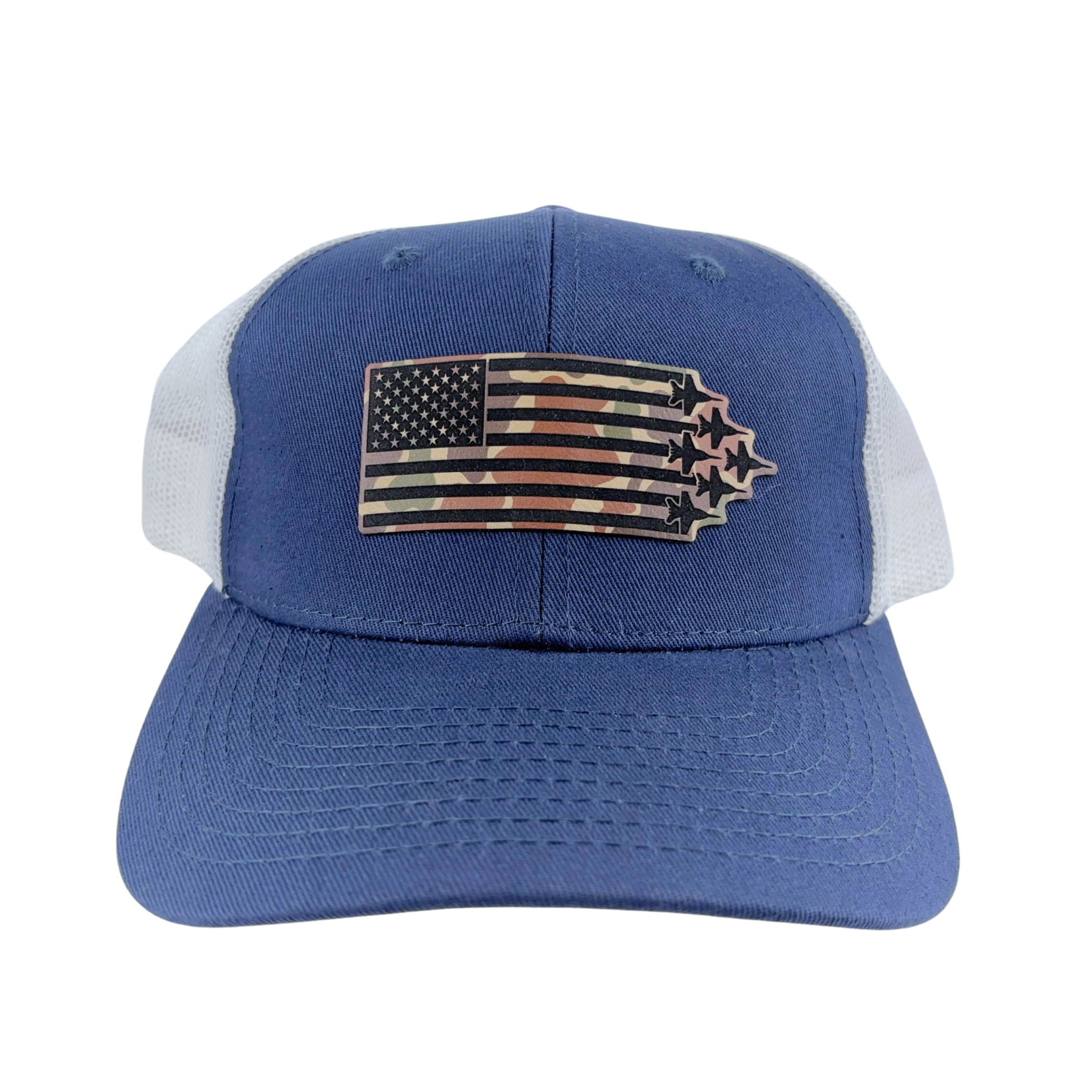 Prim In Proper Trucker Hat Cap Flag Delta Jets Fowl Play