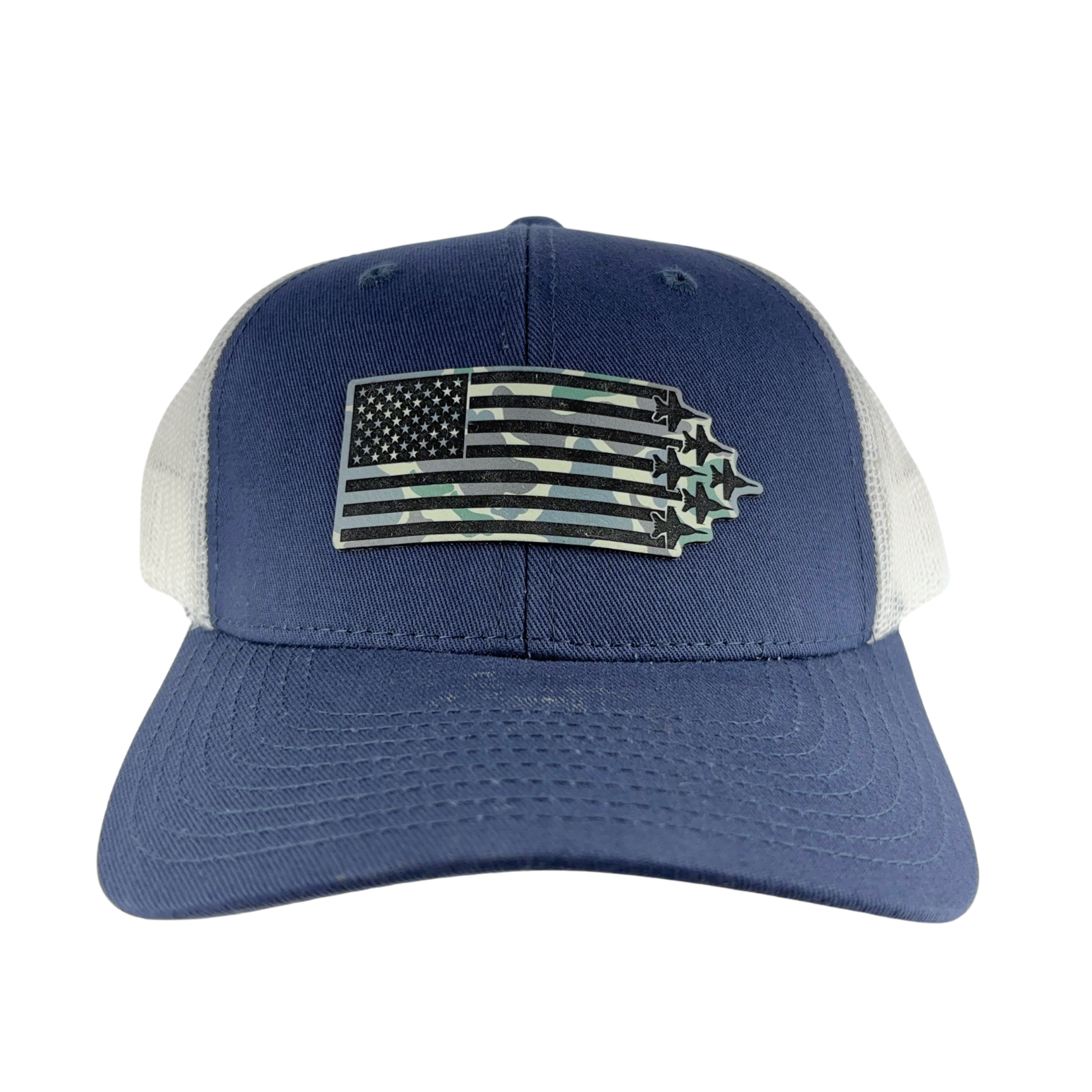 Prim In Proper Trucker Hat Cap Flag Delta Jets Low Tide Camo