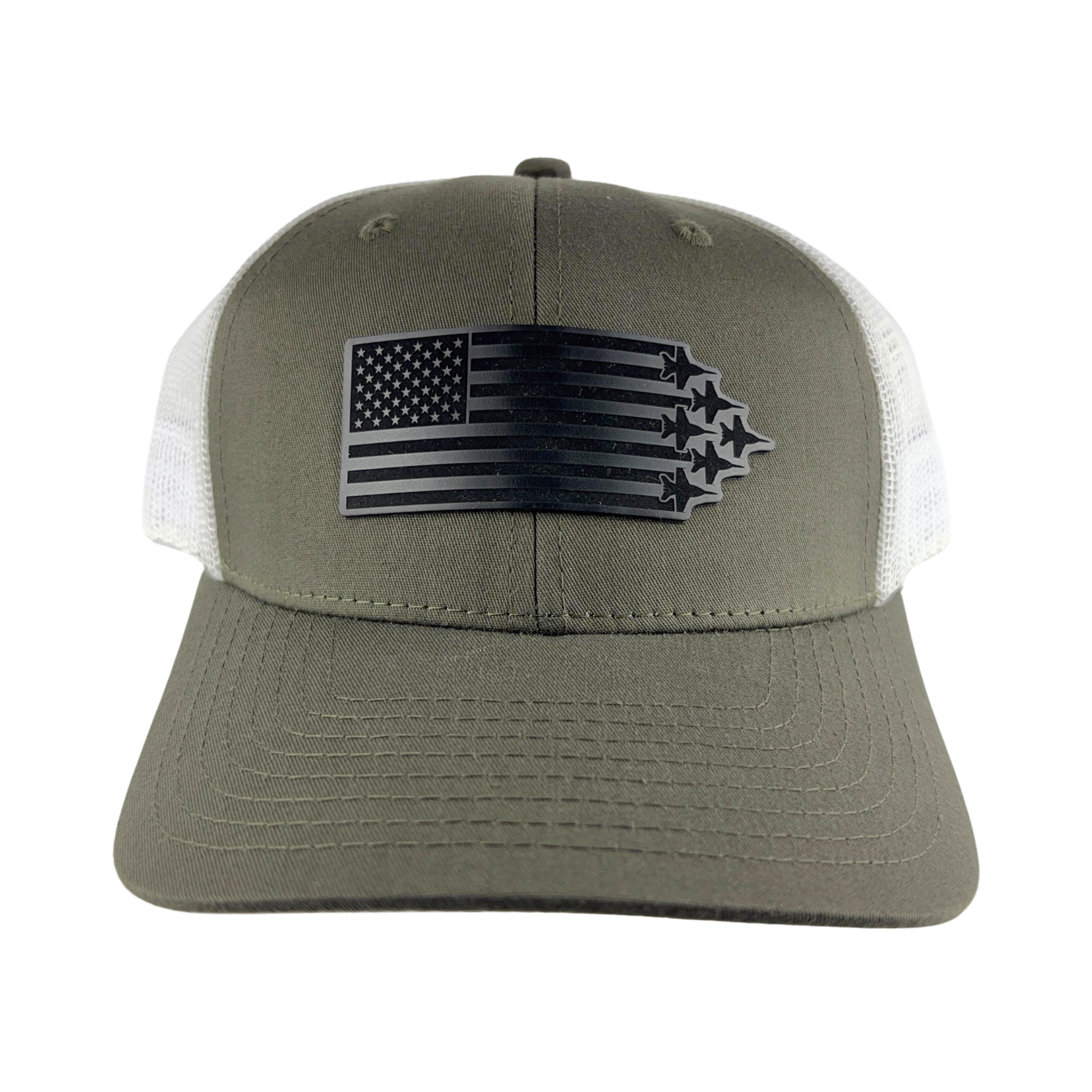 Prim In Proper Trucker Hat Cap Flag Delta Jets Black