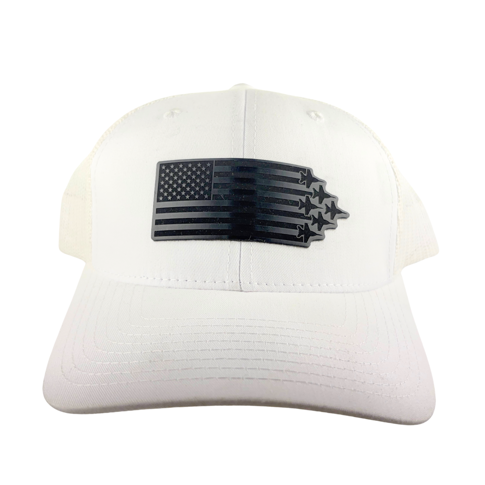 Prim In Proper Trucker Hat Cap Flag Delta Jets Black