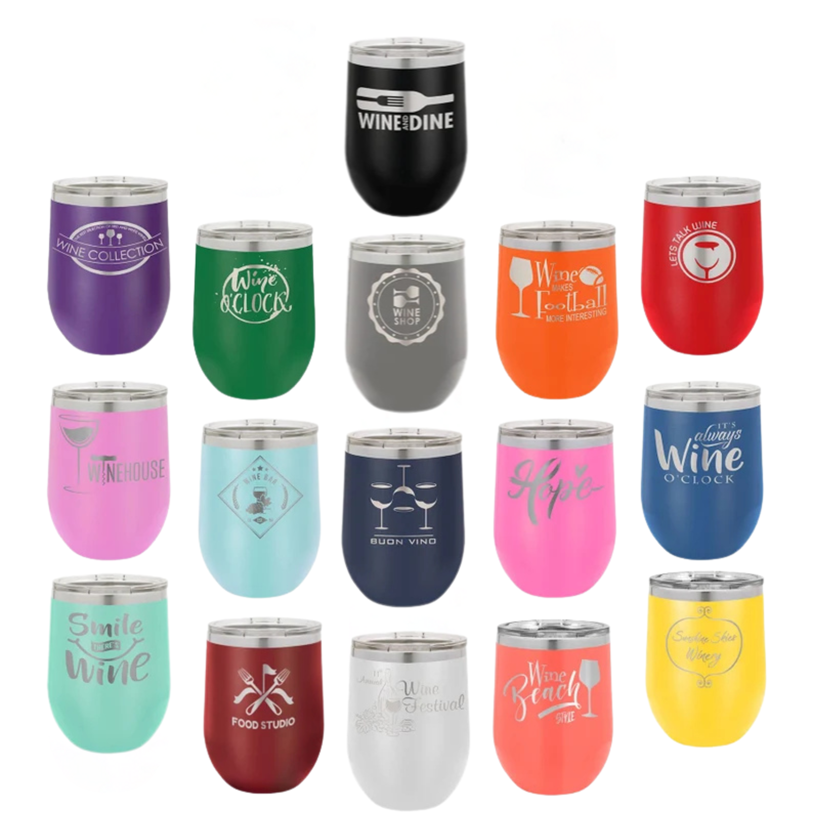 Prim In Proper Custom Engraved Wine Tumbler 12 oz