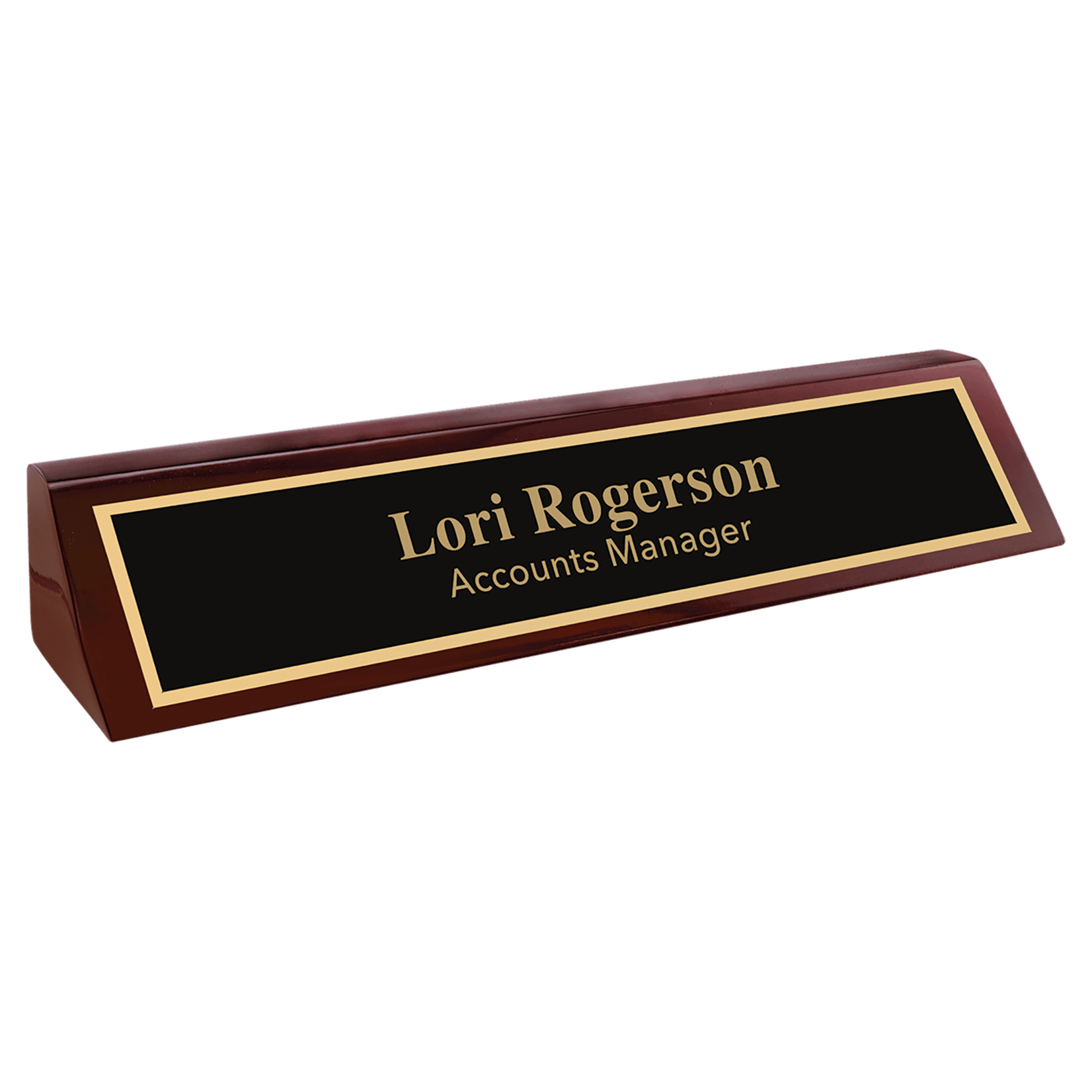 Prim In Proper Rosewood Desk Wedge - 10.5"