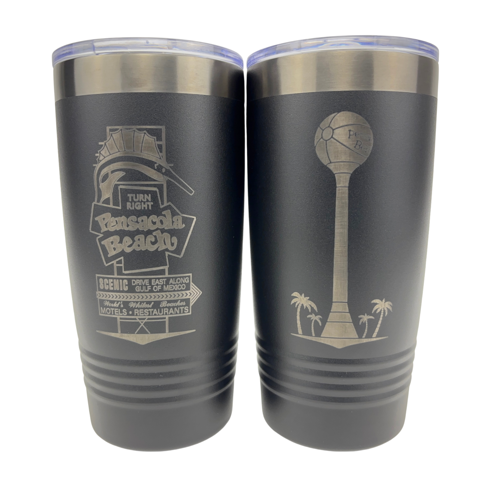 Double Sided 20 oz Tumbler PB Sign/BeachBall
