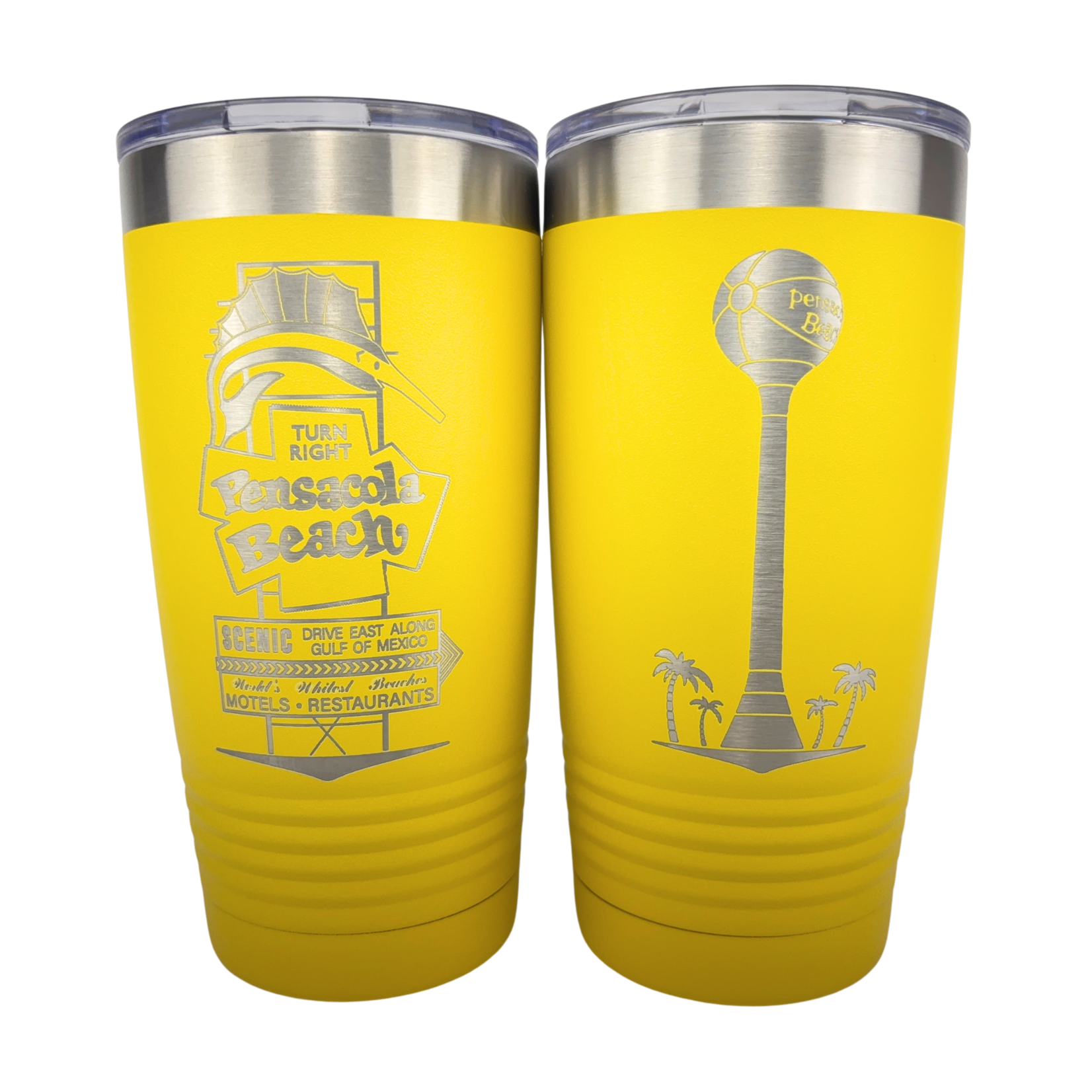 Double Sided 20 oz Tumbler PB Sign/BeachBall