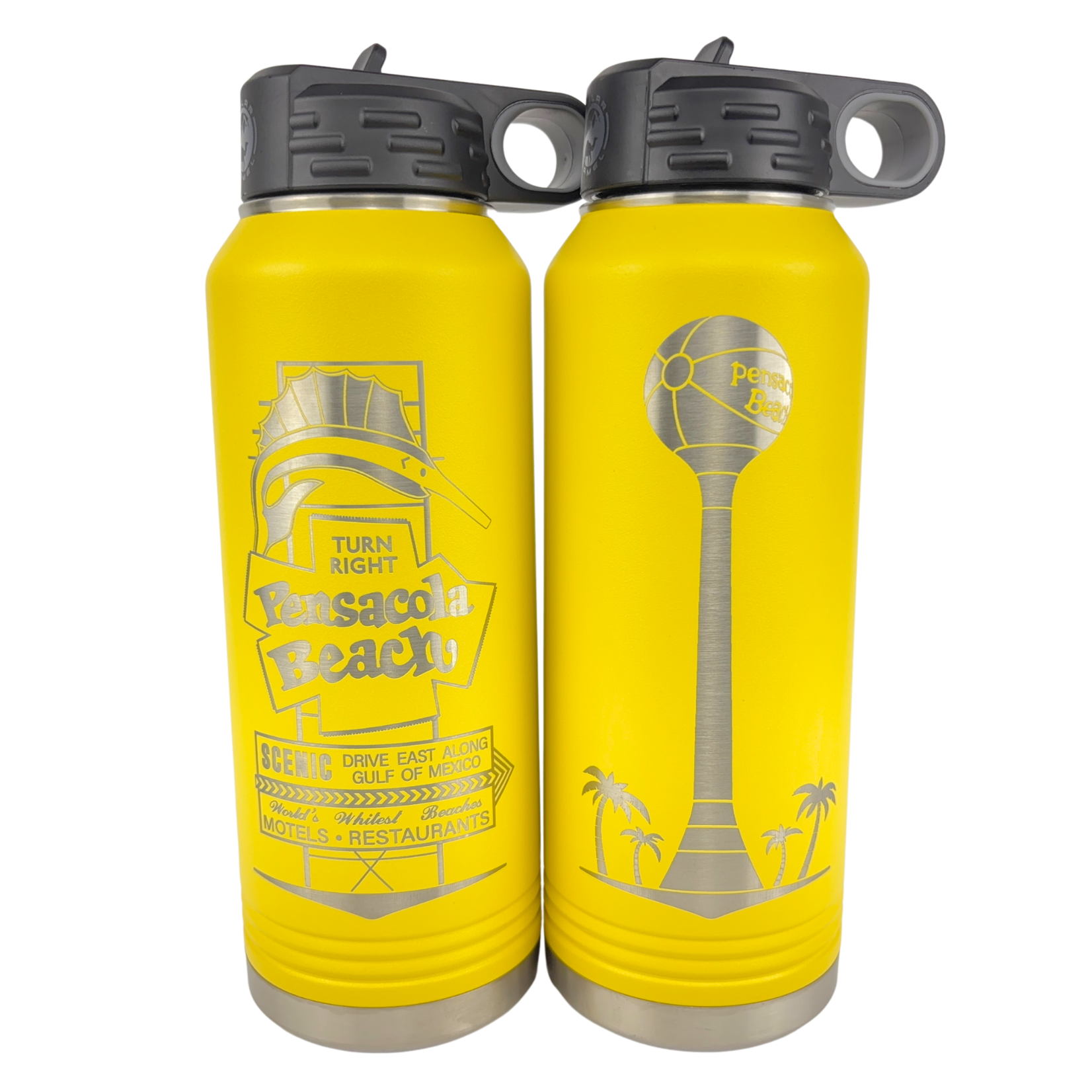 Prim In Proper Water Bottle 32 oz  PB Ball/Sign