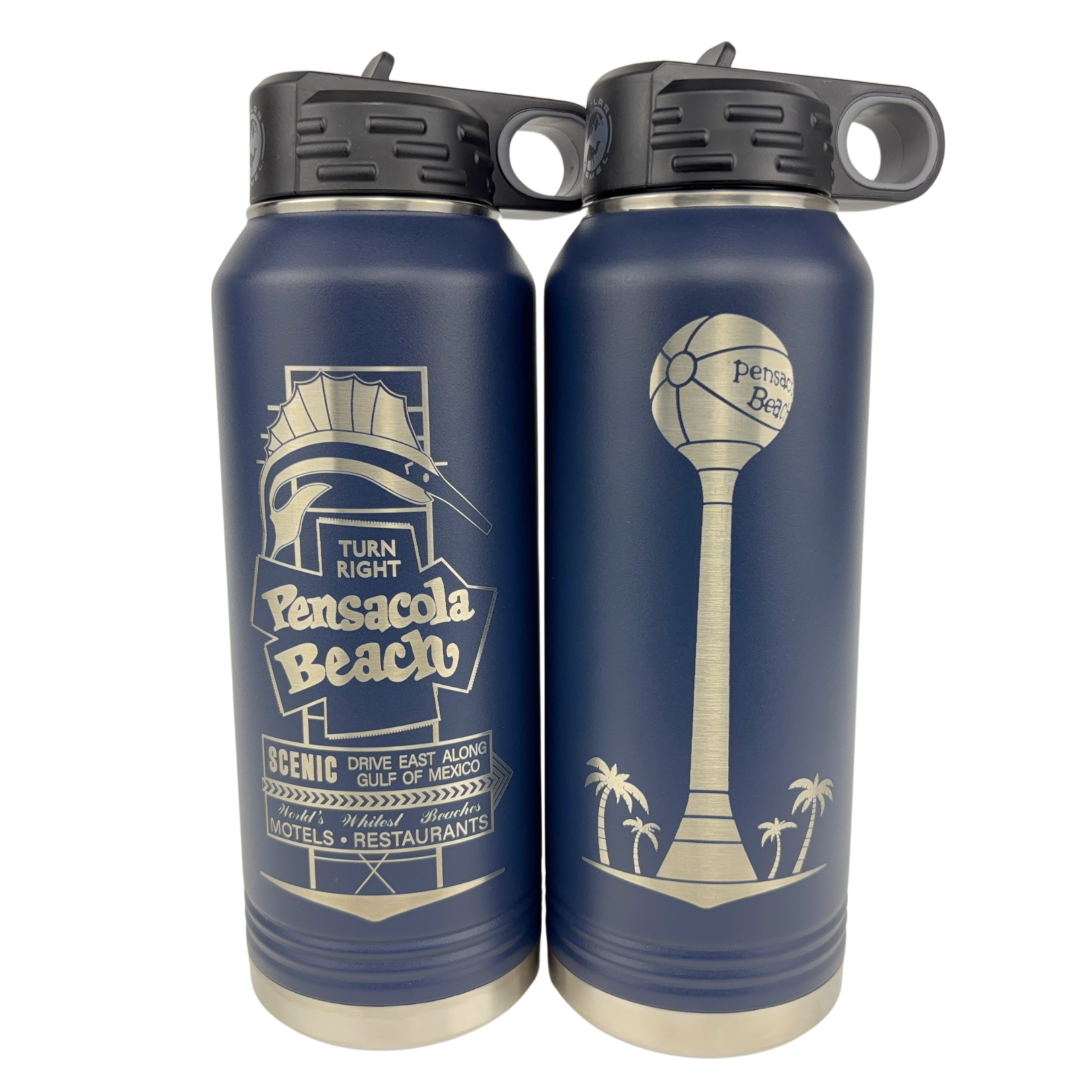 Prim In Proper Water Bottle 32 oz  PB Ball/Sign