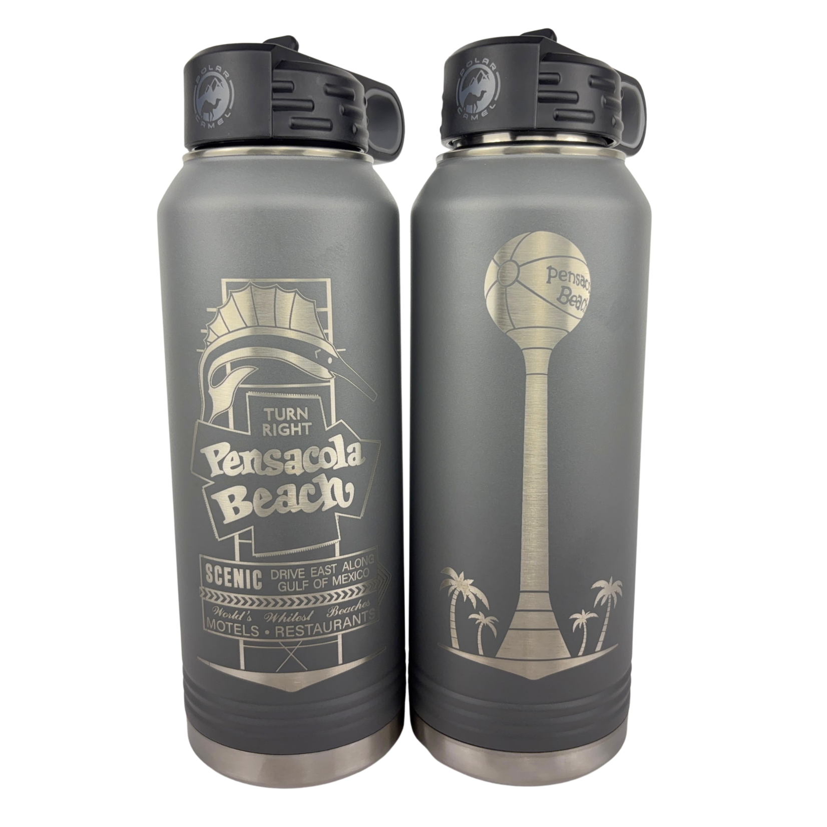 Prim In Proper Water Bottle 32 oz  PB Ball/Sign