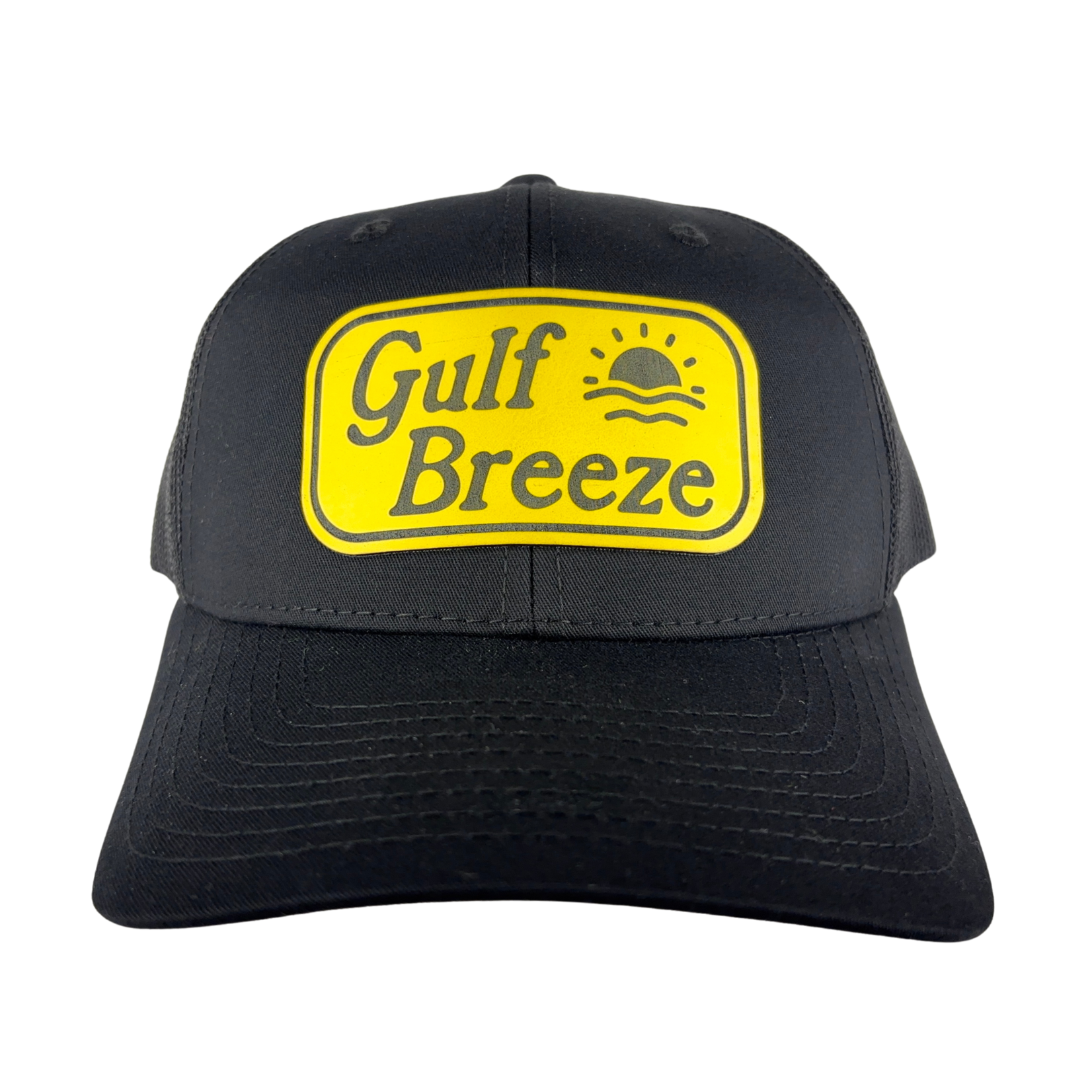 Prim In Proper Trucker Hat Cap Gulf Breeze - Yellow