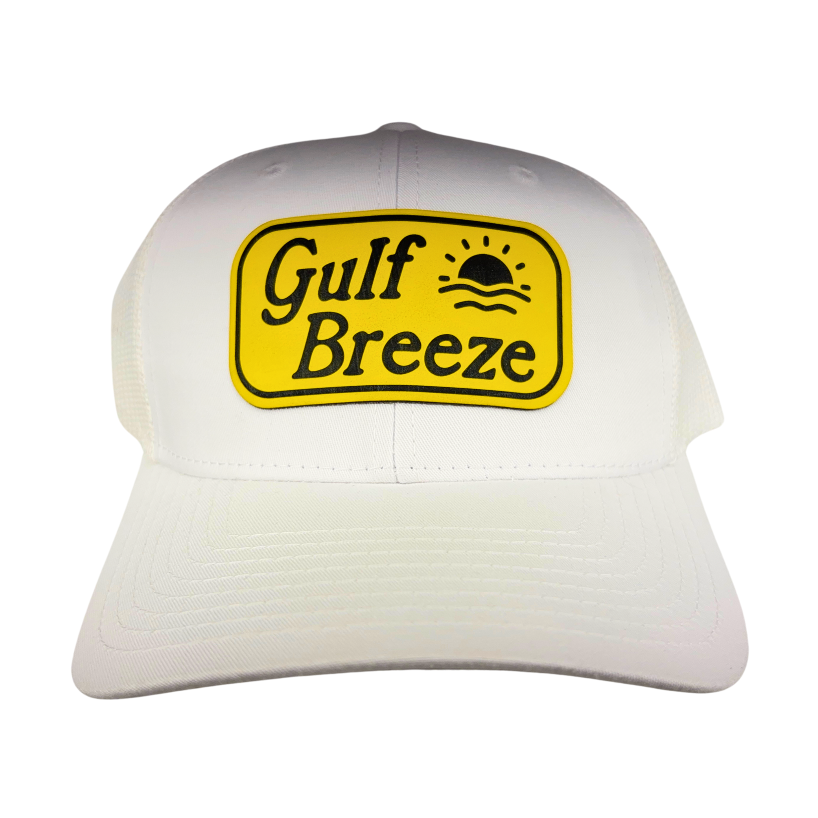Prim In Proper Trucker Hat Cap Gulf Breeze - Yellow