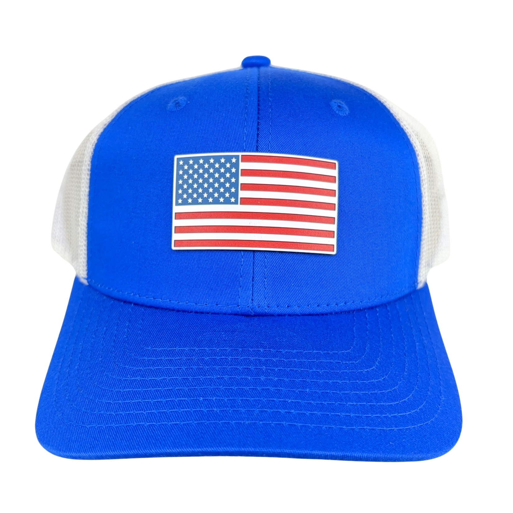 Prim In Proper Trucker Hat Cap USA Flag Tri RWB